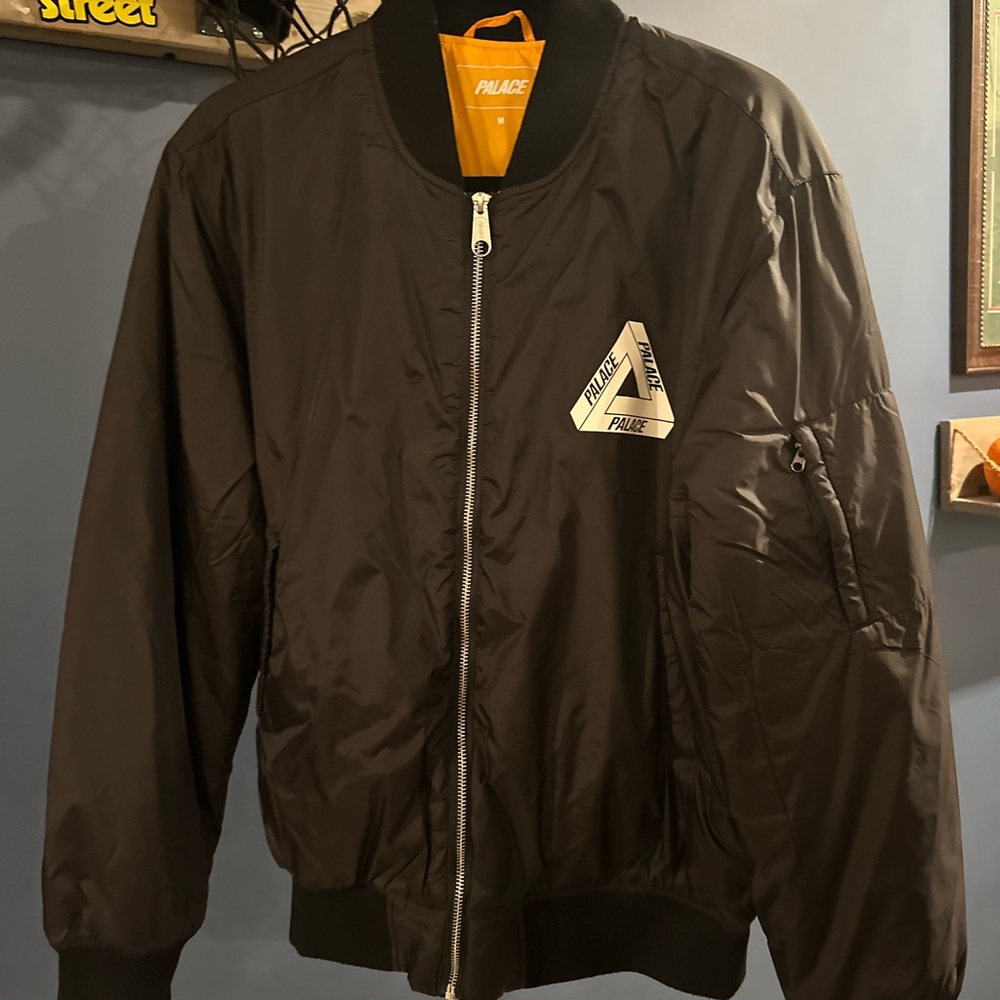 Palace Black Bomber Jacket